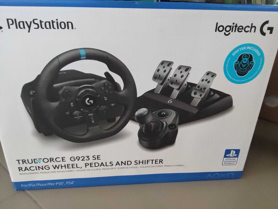 Volante PS4 PS5 G923 + mudanças+ suporte