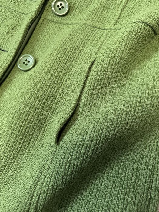 Płaszcz damski Petite Collection jesień/zima damski zielony splot