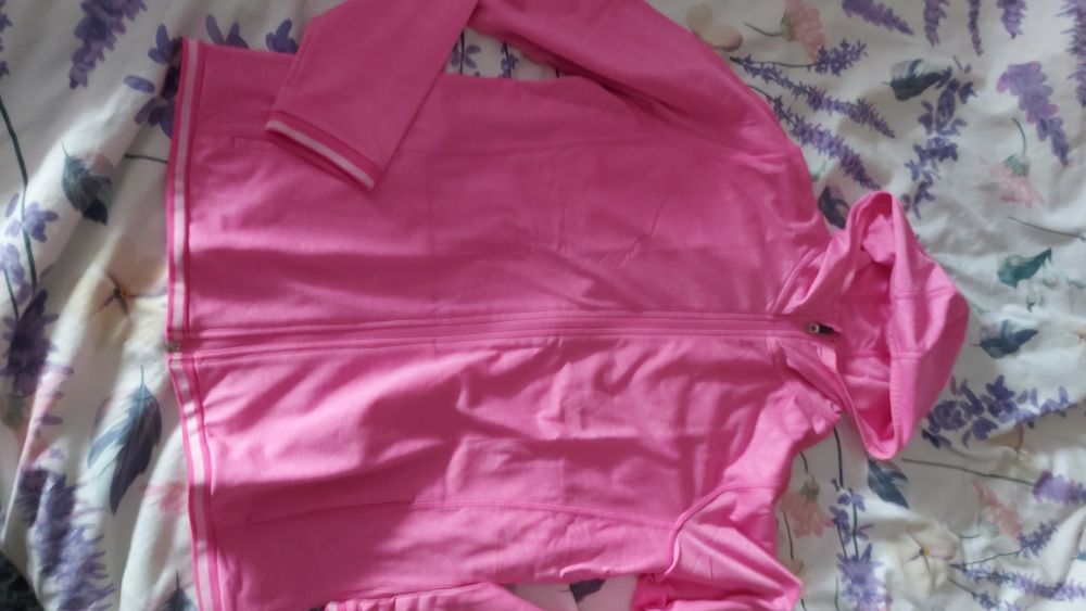 Bluza cienka różowa damska