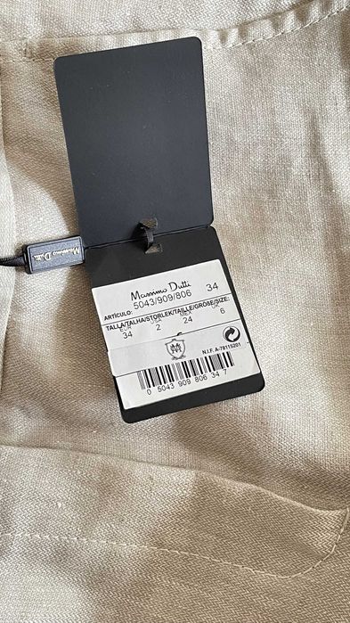 Garnitur damski Massimo Dutti lniany-marynarka i spodnie,nowy.