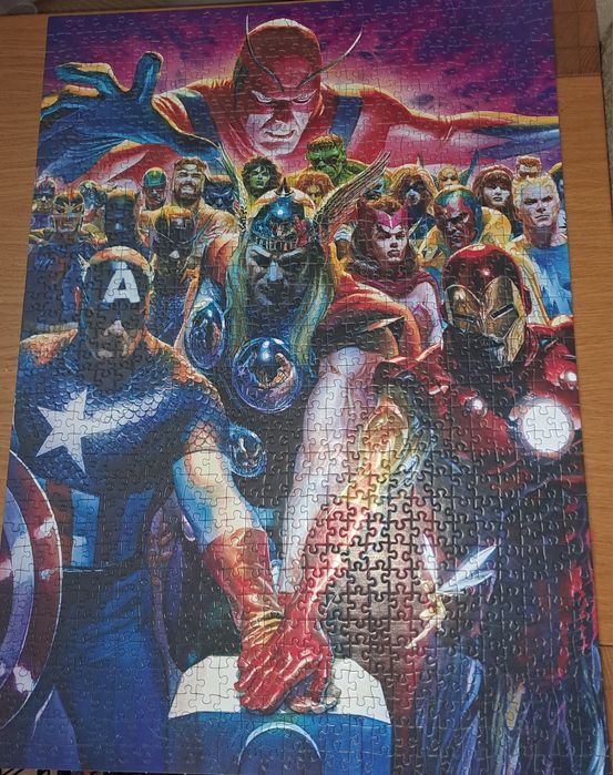 Puzzle 1000 elementów,  Marvel, Clementoni