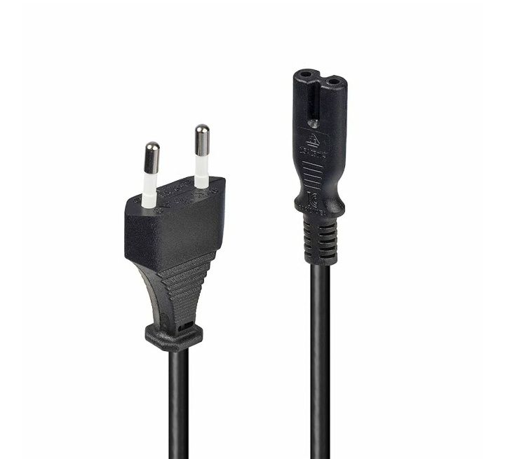 Cabo de Alimentação Europlug (CEE 7/16) para IEC 60320 C7.