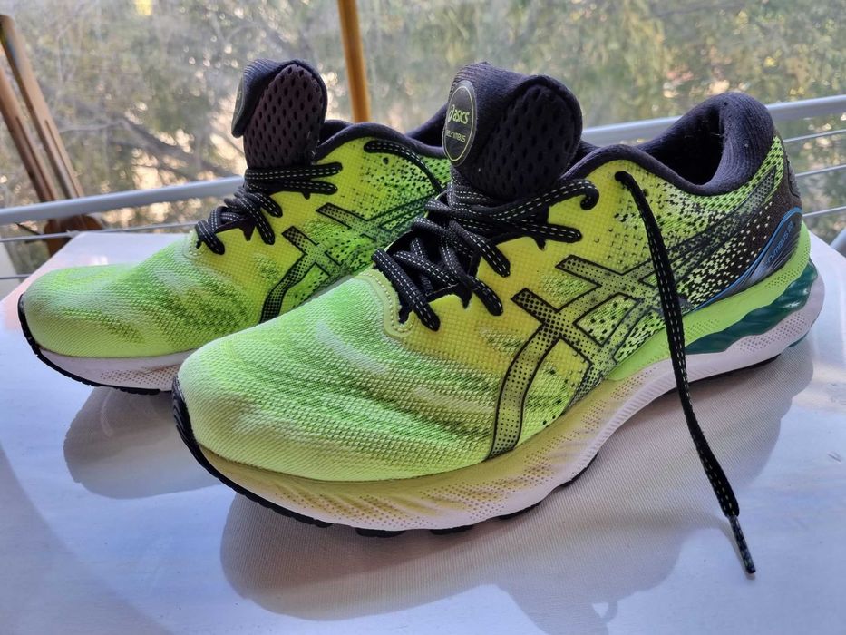 Ténis Corrida ASICS Gel Nimbus 23 – Verde Lima/Preto nº 42 (Euro