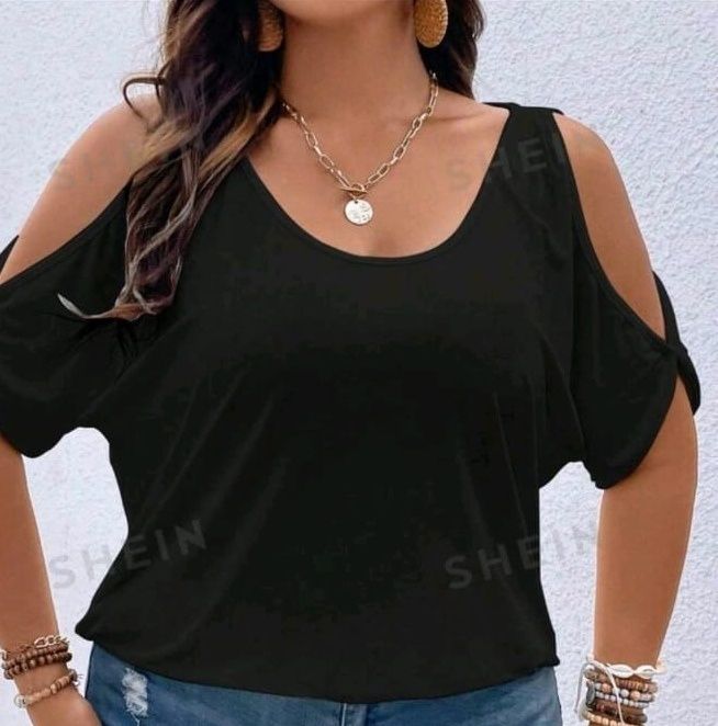 Bluzka czarna Size Plus