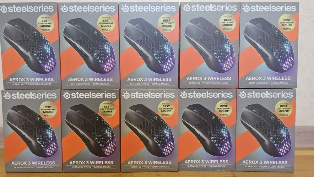 Ігрові бездротові мишки SteelSeries Aerox 3 / 5 / 9 Wireless (Оригінал)