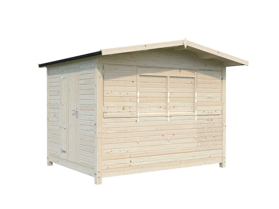 Drewniany rozkładany pawilon handlowy kiosk MARIAN62 2.98x2.28m 16mm