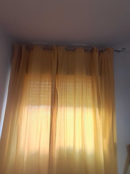 Varão AKI e Cortinados IKEA