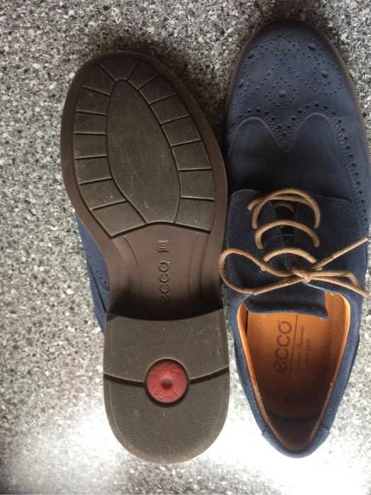 Туфли Ecco  ,40 размер , синего цвета ………..