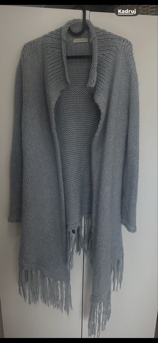 Sweter damski kardigan welna recznie robiony Cocomore