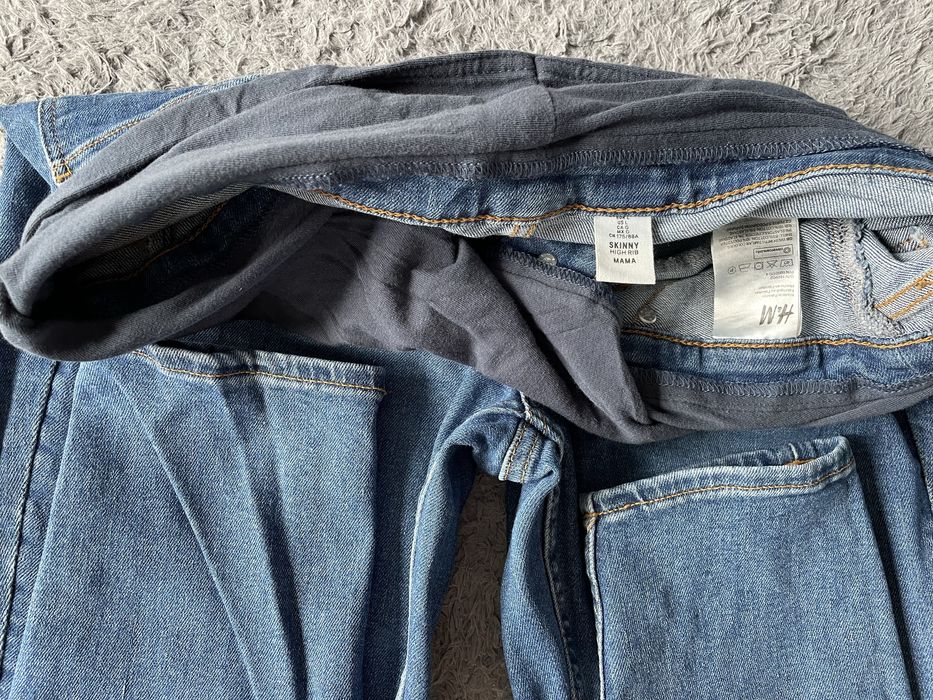 Ubrania ciążowe rozm M/L, jeansy ciążowe h&m