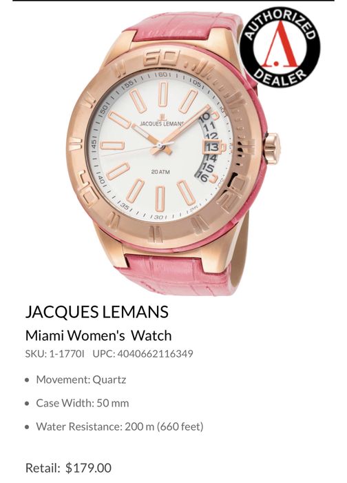 Часы Jacques Lemans