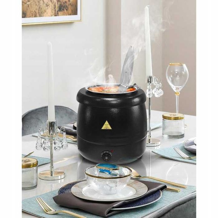 WENMILY kociołek elektryczny do zup 10L podgrzewacz uniwersalny