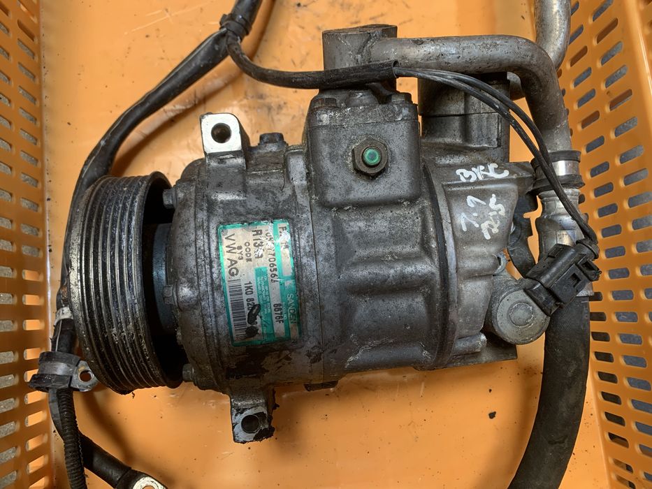 Motor ar condicionado AC vw golf v 5 1.9 tdi