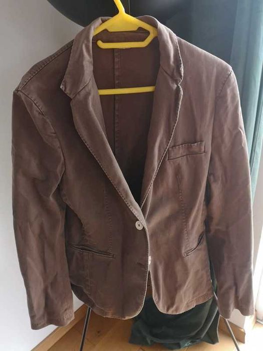 Tellini brązowa marynarka jeans r. 50/ XXL