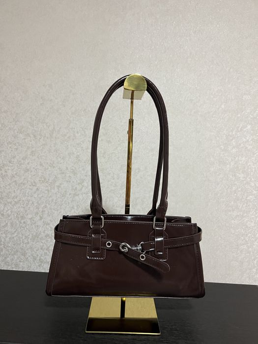 Сумка/Темно коричнева!