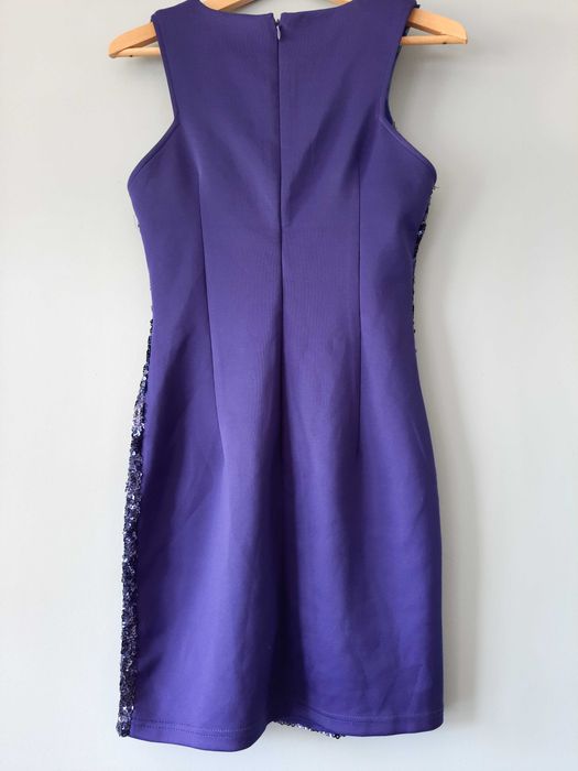 Cekinowa sukienka idealna na imprezę, New Look, rozmiar S