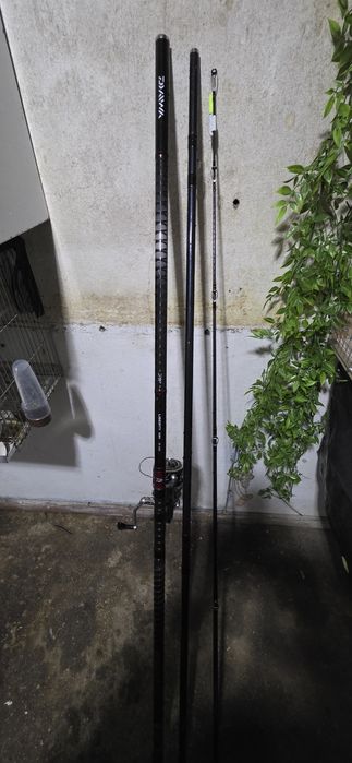 Vendo daiwa liberty surf 33 450 com carreto shimano ultrega 3500 xsd