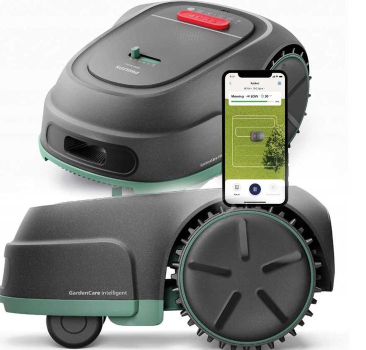 Kosiarka Philips Robot koszący z GPS GardenCare 1000 m2 do trawy
