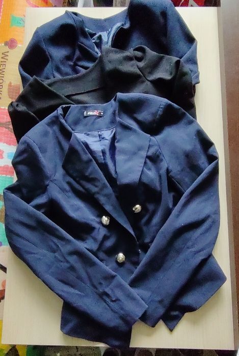Zestaw 3 żakietów r. M