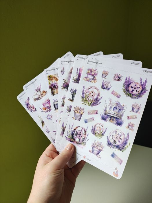 naklejki Tosiakowo lewenda 6 arkuszy