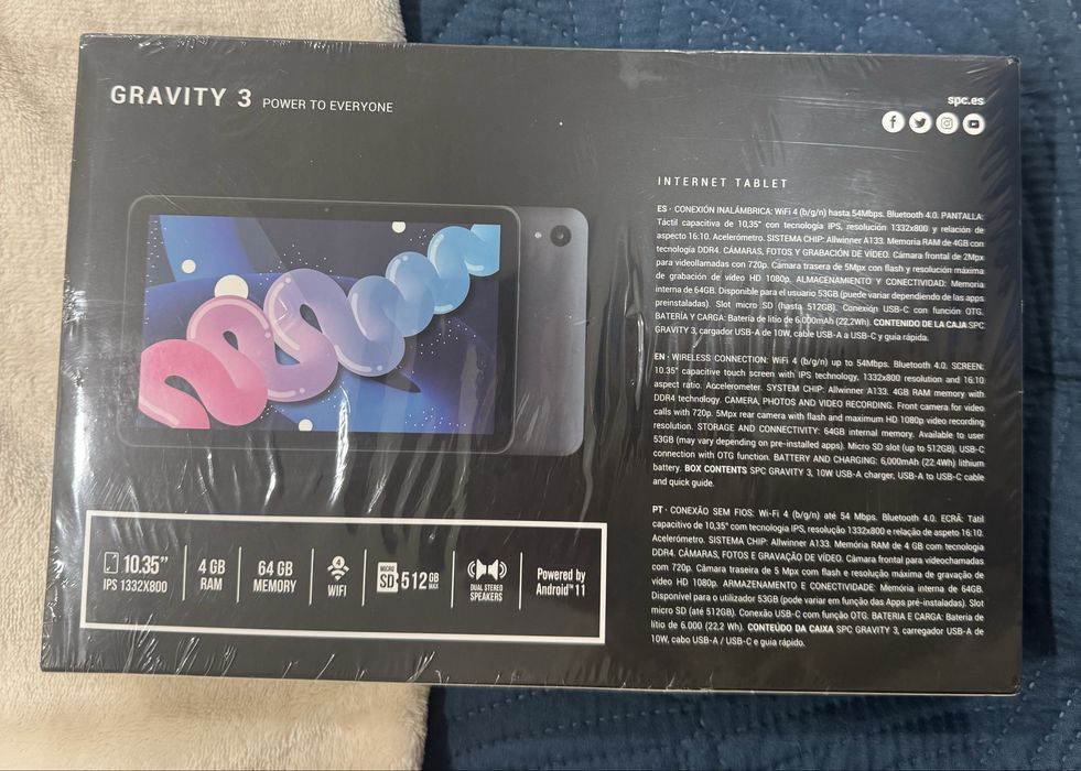 Tablet SPC Gravity 3