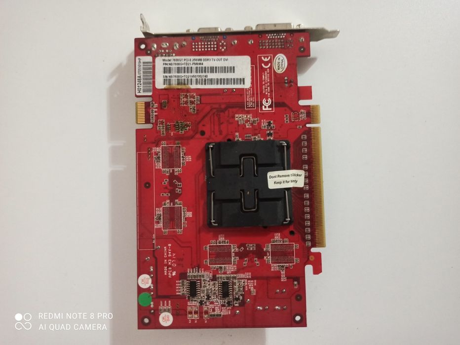 Відео Карта 7600 gt 256mb