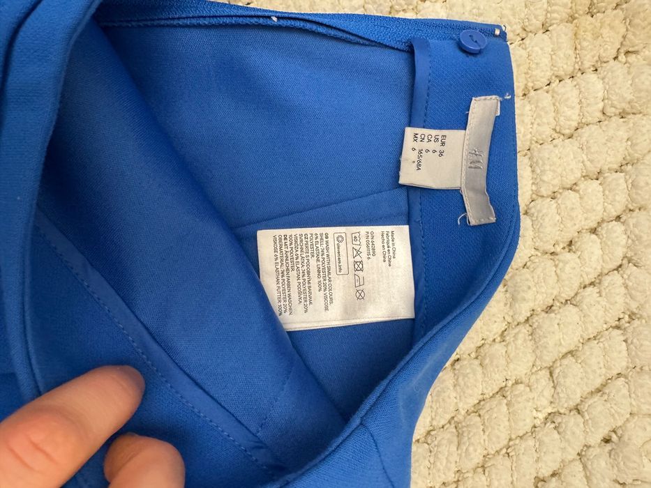 Спідниця H&M синя, міні