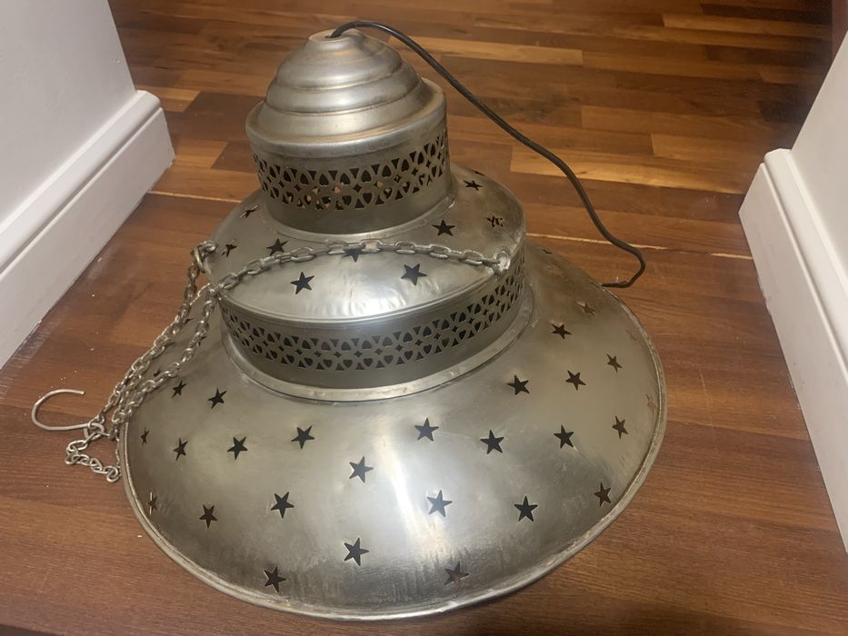 Lampa metalowa UFO styl retro lub loft