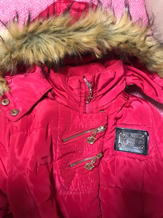 Зимова курточка D&G на дівчинку 4р