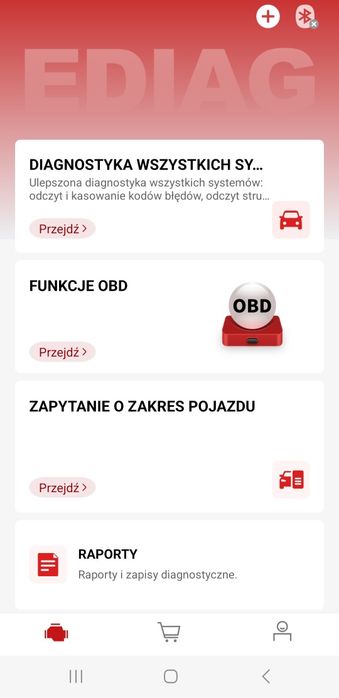 Interfejs skaner EDIAG ELITE OBD 2 diagnostyczny tester