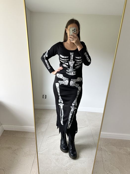 Strój przebranie na halloween kościotrup smiffys rozmiar S