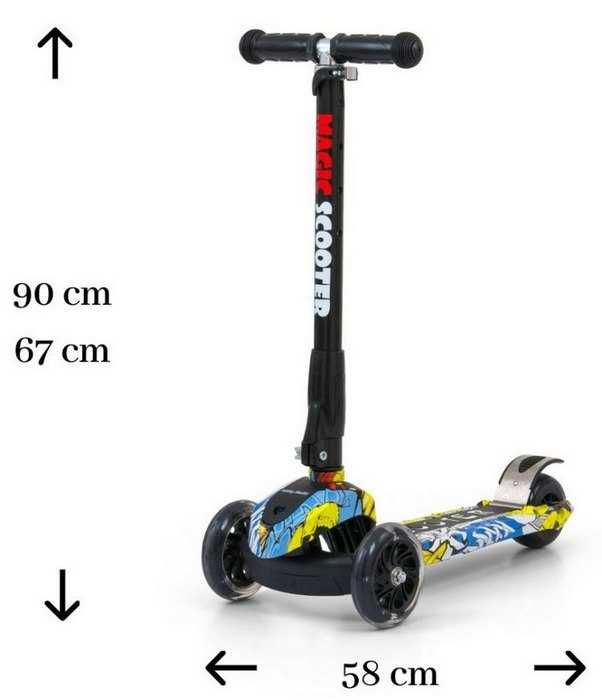 Hulajnoga Scooter Magic Graffiti Milly Mally