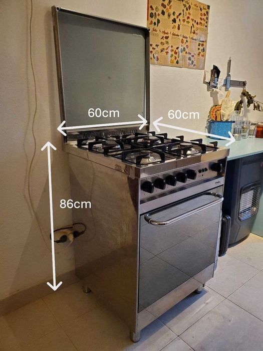 *RESERVADO* Fogão a gás Troia com forno (gás + elétrico)