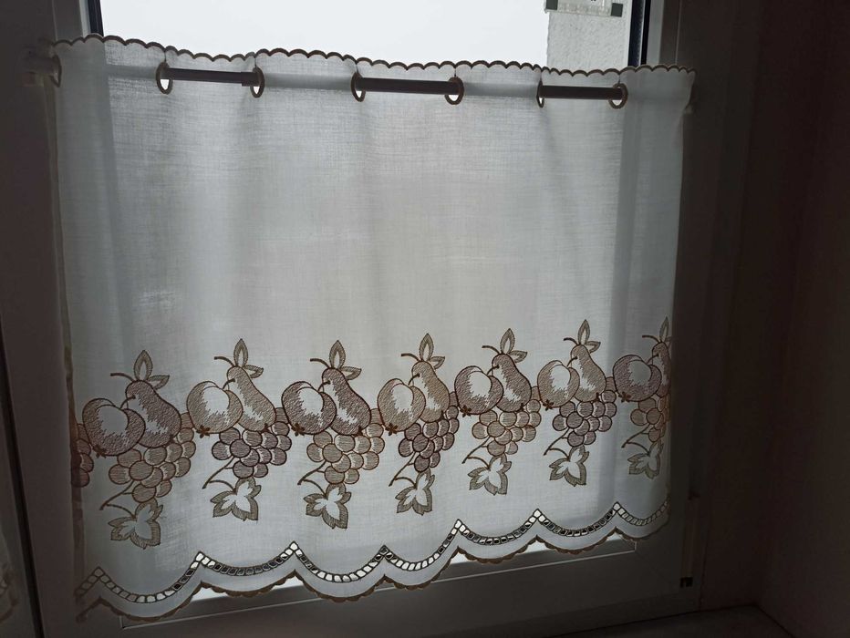 2 sztuki zazdroski firanki angielskie wyjątkowe 57x45