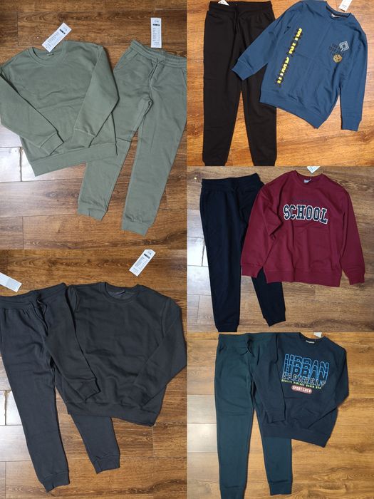 Костюми, спортивні штани, джинси, реглани, світшоти, футболки, боксери