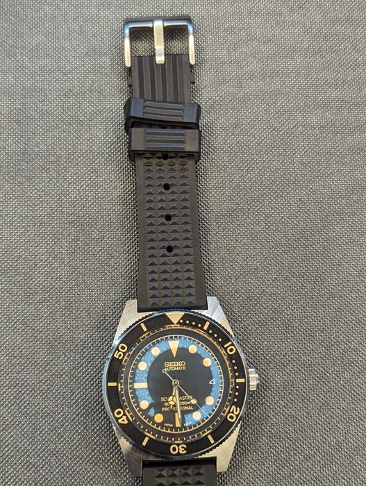 Seiko mod retro style szafir 2 paski