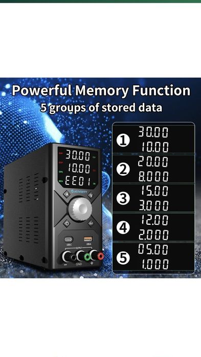 Fonte de alimentação 30V 10A