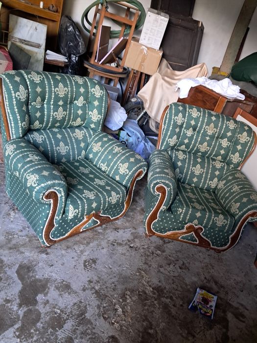 Conjunto tres sofás  com cama