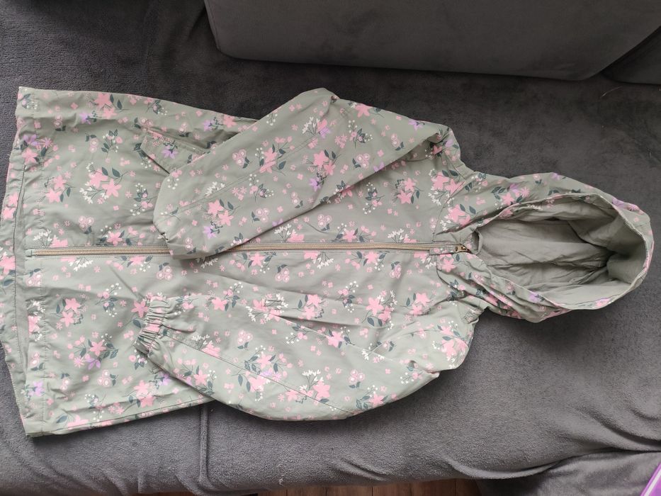 Parka dziewczęca  wiosenna 128 smyk