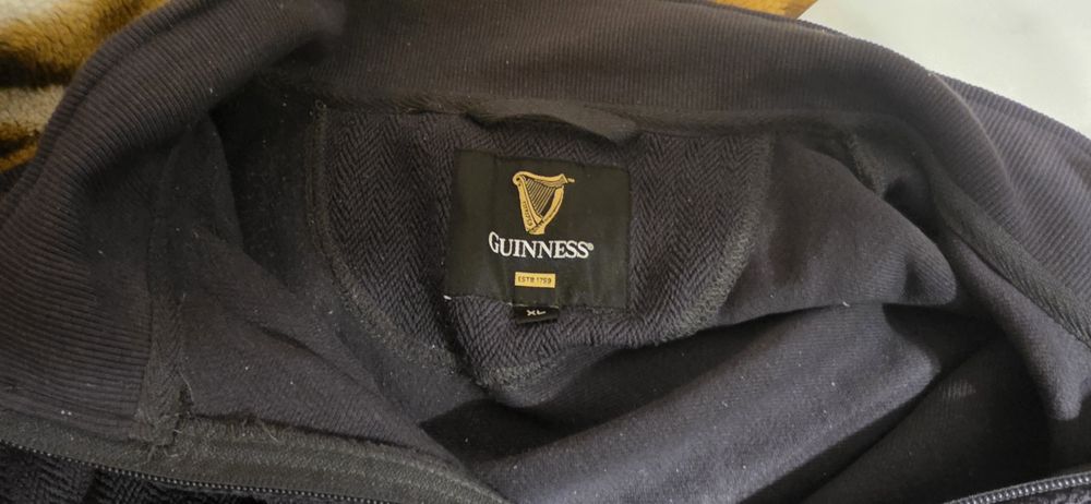 Guinness - ciemno szara bluza roz.XL, 100% bawełna