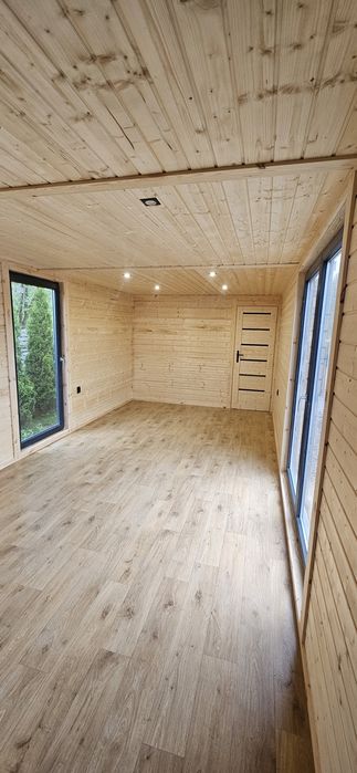 Domek drewniany całoroczny mobilny 41.5m2