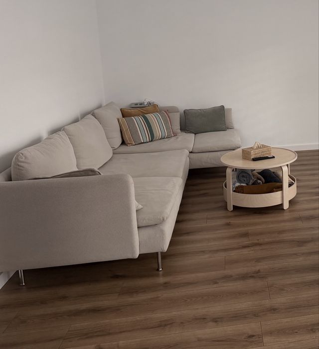 Kanapa naroznik sofa Ikea Soderhamn z szezlągiem