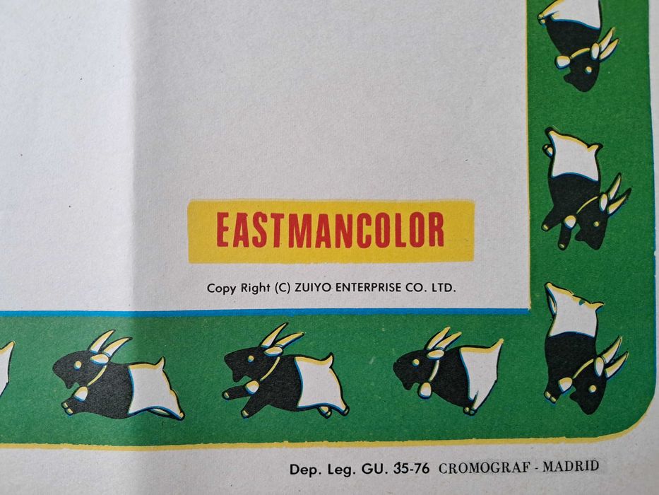 Heidi nas Monstanhas POSTER 1976 CARTAZ 100X70cm Isao Takahata