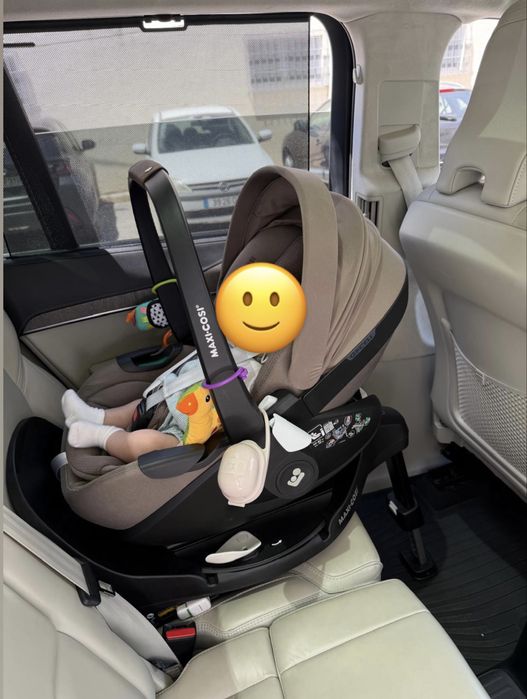 Ovo e base giratórios 360 graus Maxi Cosi para bebé recém nascido até 60cm