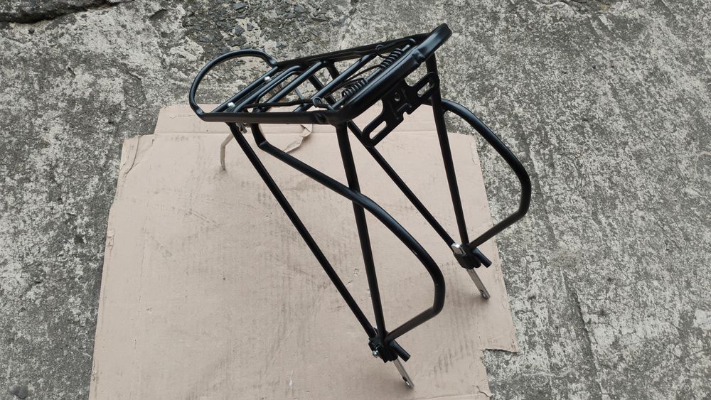 Świetny bagażnik rowerowy, aluminium, do 25 kg