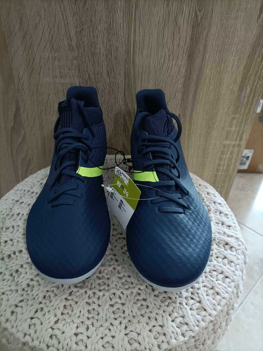 Chuteiras futebol Viralto III 3D Air Mesh MG Azul Escuro