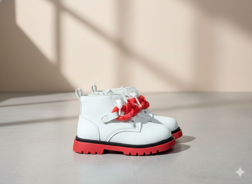 ЛІКВІДАЦІЯ залишків! Дитячі черевики GFB (білі). Останні розміри