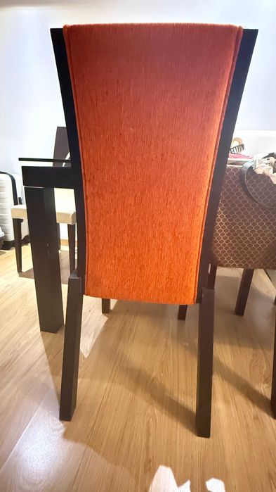 4 cadeiras sala jantar \ laranja