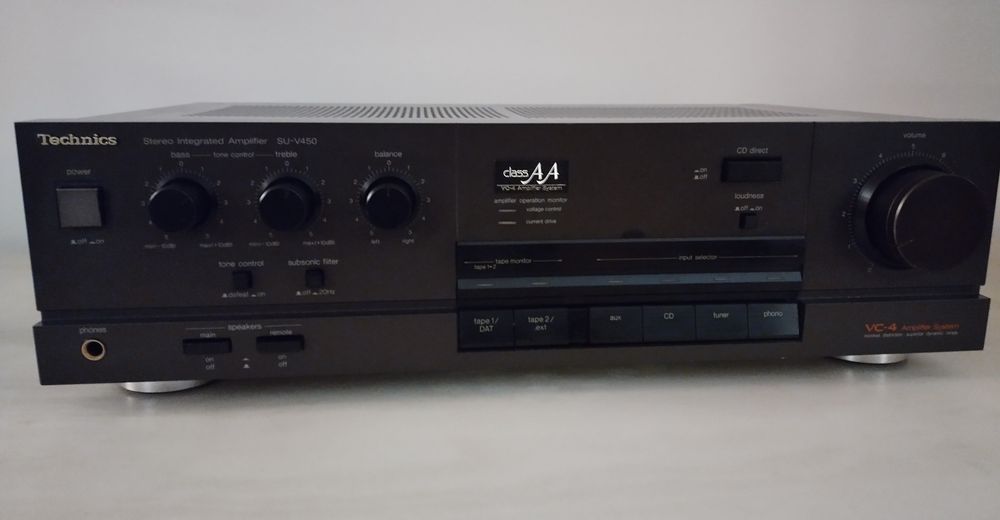 Technics amplificador VU 450 excelente estado Classe AA