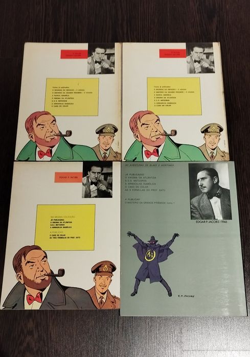 As aventuras de Blake e Mortimer (Lote 4 livros)